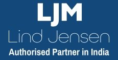 LJM Lind Jensen Logo - Authorised Partner in India